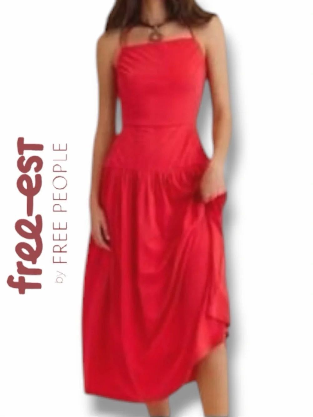 Free-est by Free People Berry Blossom Maxi Dress in the Size Large